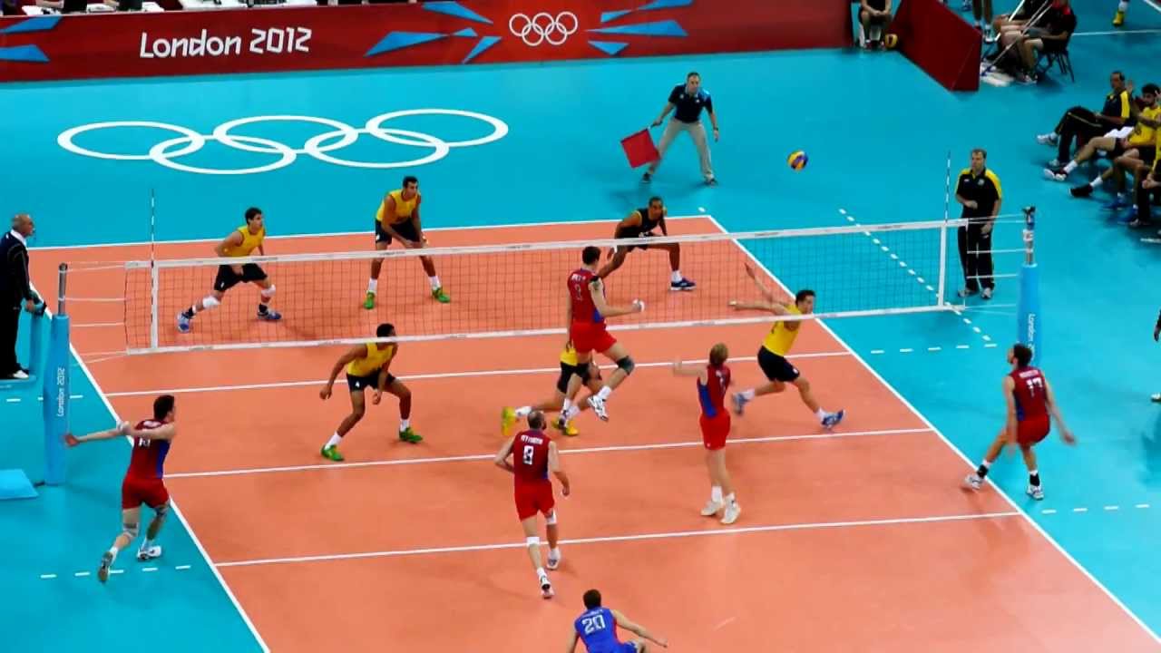 Olympic volleyball attack